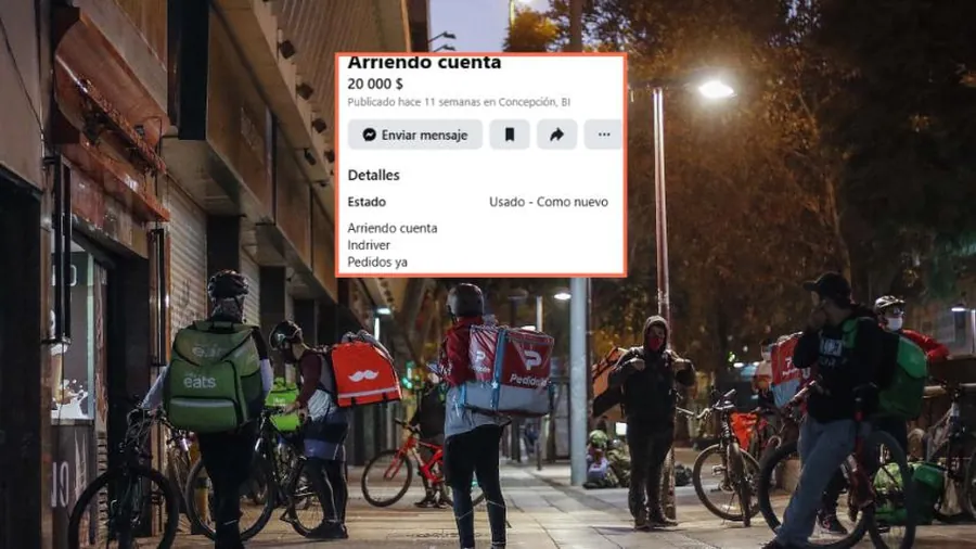 Mercado negro de cuentas de apps de delivery: se venden hasta en $120 mil