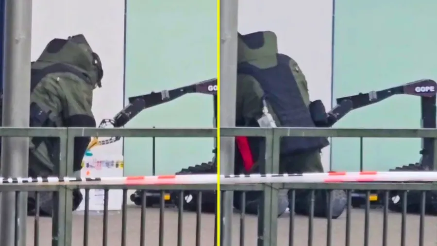 GOPE de carabineros realiza operativo por objeto sospechoso en Viña del Mar